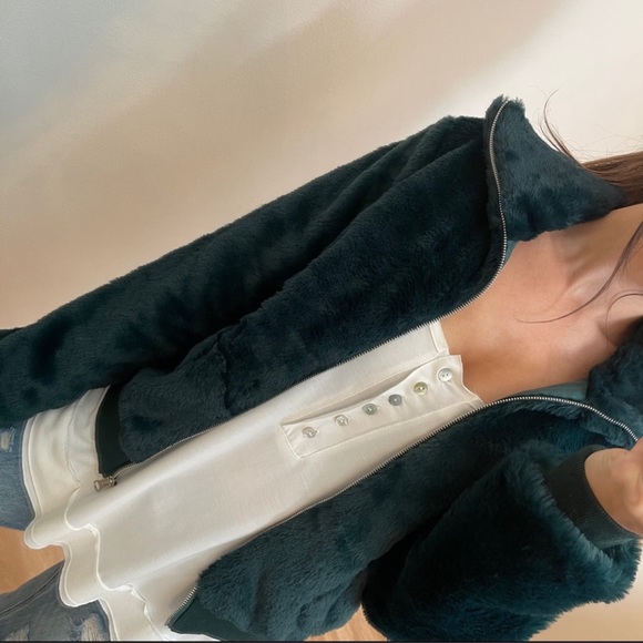 Fur Bomber Jacket - Picture 6 of 10